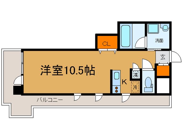 プレジール三ノ宮Ⅲの物件間取画像